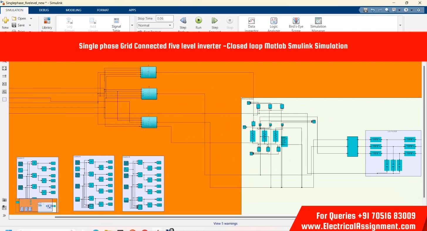 PSCAD Simulation of Grid Connected Solar PV Inverter screenshot 10